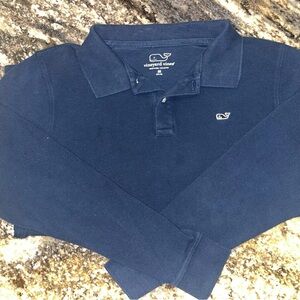 Vineyard Vines Boys Navy Blue Polo Shirt